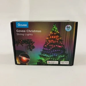 Govee Christmas Lights 66ft Smart RGBIC Christmas String Lights SEALED - Picture 1 of 6