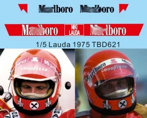 1/5 Decals per  for Niki Lauda  Casco F1 1975 TBD621 - Picture 1 of 1