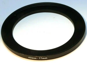 62mm to 77mm lens ring step Up threaded male to female thin profile wide angle - Picture 1 of 5