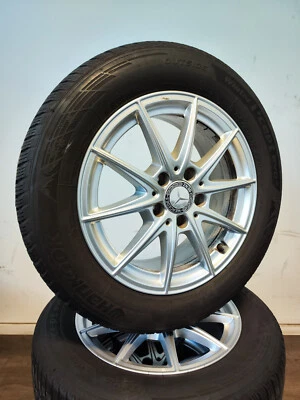 4 Winterräder 205 60 R16 Mercedes A B CLA Klasse W177 W247 W118 16" Alufelgen - Bild 1 von 3