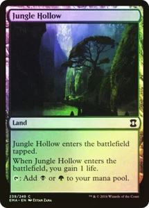 MTG FOIL Jungle Hollow  - Eternal Masters #239 - Picture 1 of 1