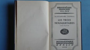 160605- Alexandre Dumas- Les trois Mousquetaires. Tome premier - 1922 - Picture 1 of 2