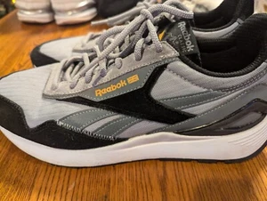 Reebok Men's Classic Leather Cordura Grey/Black/White Sneakers GY1551 - Picture 1 of 6