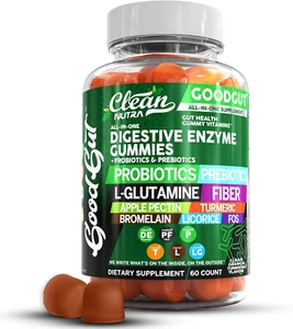 Digestive Enzymes with Probiotics & Prebiotics for Digestive Health Gummies & L- - Picture 1 of 12