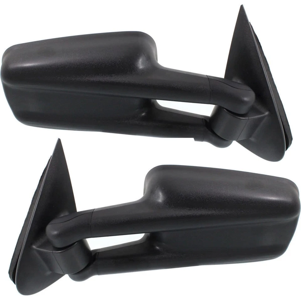 Juego de espejos retrovisores de remolque manuales del lado del conductor y del pasajero para Silverado Sierra 1999-2007 Foto 1 de 3