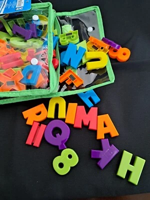 Spark Create Imagine Magnetic Alphabet Letters & Numbers 120  pcs Math Spelling - Image 1 of 2