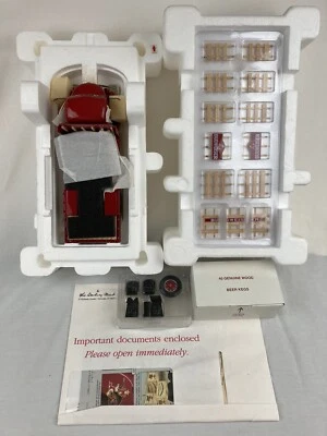 DANBURY MINT 1938 GMC BUDWEISER STAKEBED DELIVERY TRUCK 1/24 DIECAST Sealed Docs - Image 1 of 4