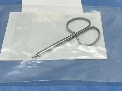 V. Mueller OP5793 Stitch Scissors, Curved, 3.75", Ribbon Handle, Germany, New - Image 1 of 2