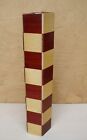 Vintage roll-up wooden chess board - campaign board