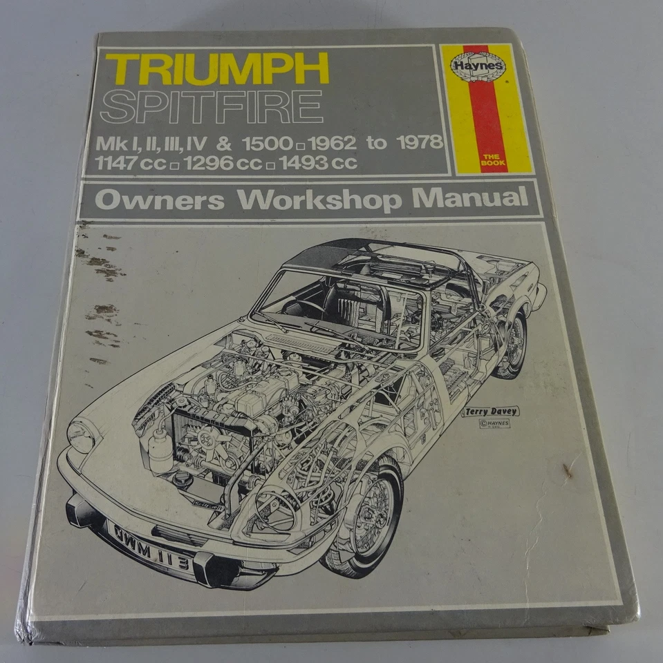 Haynes Officina Manuale Triumph Spitfire Mk 1/2/3/4 & 1500 My 1962 - 1978 - Immagine 1 di 4
