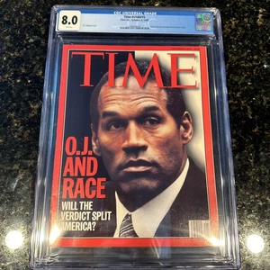 TIME MAGAZINE CGC OJ Simpson Cover Race Verdict Trial Murder Top Pop Newsstand - Picture 1 of 4