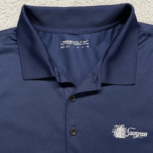 Nike Golf Performance Polo Shirt Navy DRI-FIT Short Sleeve Men 3XL XXXL Sawgrass - Picture 1 of 13