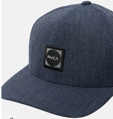 Nuevo sombrero de ala curva RVCA Flexfit para hombre Foto 1 de 4