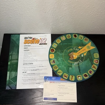 Harry Potter Scene It 2nd Edition DVD Game Replacement -Board instructions Only - Image 1 of 4