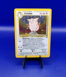 Clefable 5/130 Base Set 2 Holo Rare Pokemon Card Nintendo Pokémon TCG WOTC NM - Picture 1 of 13
