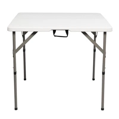 Outdoor 34 " Square Card Table Garden Yard Beach Family Picnic Dining Desk Lawn - Image 1 of 4