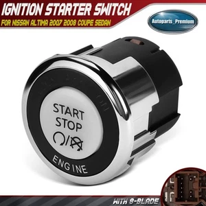 Push Button Start Stop Push To Start Ignition Switch for Nissan Altima 2007 2008 - Picture 1 of 10