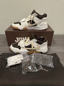 Travis Scott x Jordan Jumpman Jack TR Sail FZ8117-100 uomo taglia 9 usato originale tutto - Foto 1 di 6
