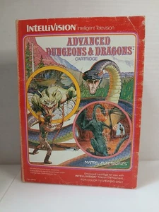 Advanced Dungeons & Dragons (Intellivision, 1982) Caja, Manual, 2x Superposiciones; Usado - Imagen 1 de 8