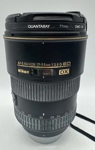 Nikon Nikkor AF-S 17-55mm f/2.8 G ED DX Zoom Lens SWM IF W/ Lens Caps & Filter - Picture 1 of 9