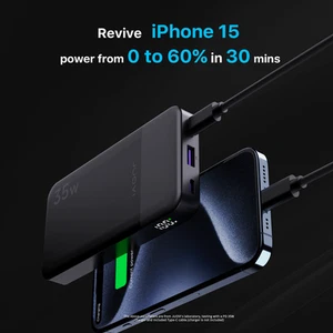 10000mah 35W Power Bank USB C Backup Battery Portable Charger For Phone Charger - Picture 1 of 6