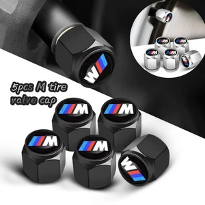 5pcs M tire valve cap For BMW 1 3 5 series blade X1X3X5X4 car valve core cap - Picture 1 of 15