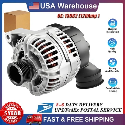 Alternator for BMW 320i 325Ci 325Xi 330Ci 330i 330Xi 525i 530i 2001-2005 13882N Foto 1 de 4