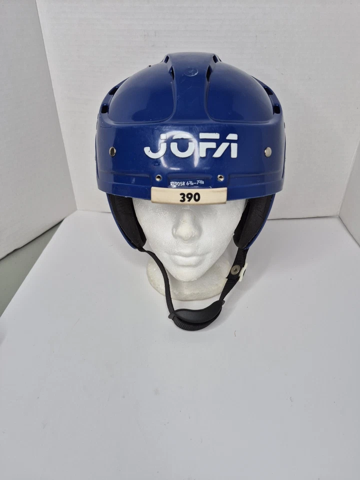 JOFA 390SR Blue Helmet Icehockey 6 3/4 - 7 3/8 - Imagem 1 de 4