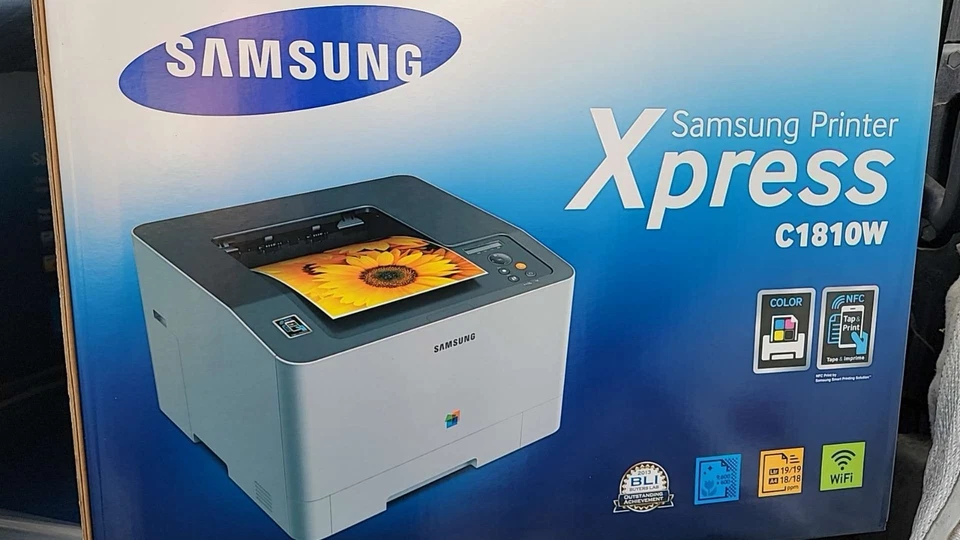 Samsung Xpress C1810W Wireless Color Laser Printer - Image 1 of 3