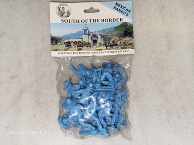 Weston Toy Co. South of the Border Mexican Bandit (20) Soldier Figures 60MM - Image 1 of 3