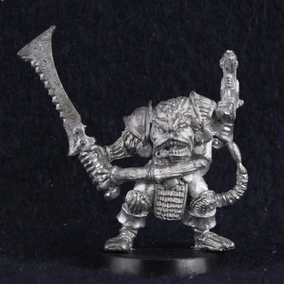 Realm Of Chaos Champion Tzeentch Pink Horror Head Warrior Metal Citadel 80s W568 - Image 1 of 1