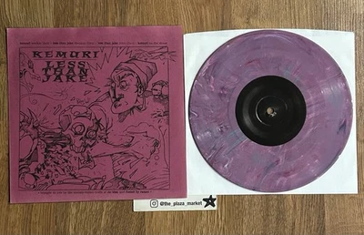 Less Than Jake / Kemuri 7” vinyl EP record Raspberry color /410 Rare - Image 1 of 2