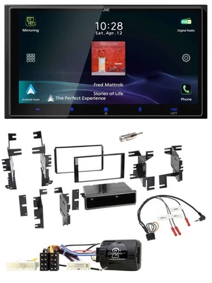 JVC USB Bluetooth 2DIN DAB Lenkrad Autoradio für Nissan Tida ab 2008 Titan ab 20 - Bild 1 von 4