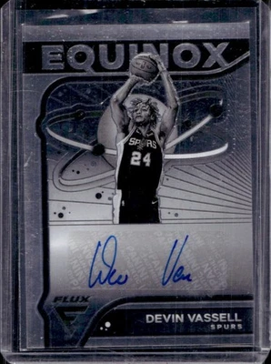 2022-23 Panini Flux Devin Vassell Equinox Auto #EA-DVV Spurs - Image 1 of 2