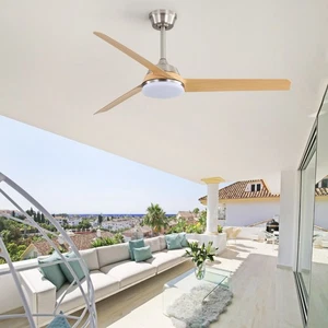 25% OFF! 52 Inch Ceiling Fan with 22W LED Light and Remote Control 3 ABS Blades - Bild 1 von 9