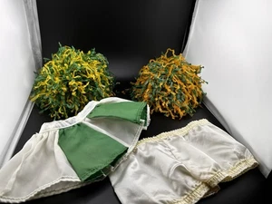 Cabbage Patch Kids Green Cheerleader Outfit 1980’s Vintage Pom Poms Skirt Bloomers - Bild 1 von 13