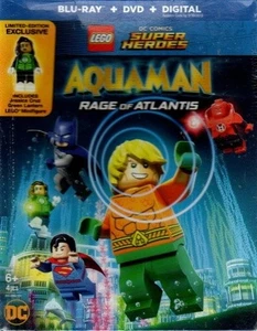 LEGO DC Super Heroes: Aquaman Rage of Atlantis (Blu-ray + DVD + Green Lantern - Picture 1 of 2