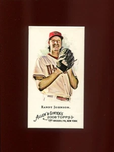 Topps Allen & Ginter Mini #305 2008 Randy Johnson ⚾ Salón de la fama - Imagen 1 de 3