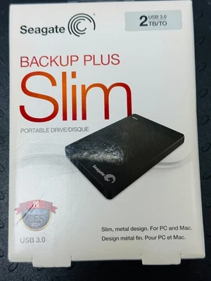 Seagate 2TB BACKUP PLUS USB 3.0 PLUS - STDR2000100 -BLACK-  Factory Sealed - Image 1 of 4