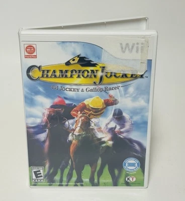 Champion Jockey G1 Jockey & Gallop Racer - Nintendo Wii - w/Manual - Image 1 of 4