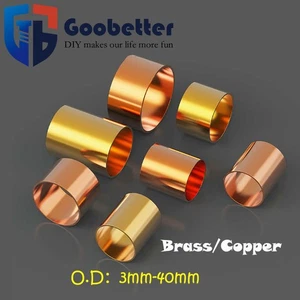 Brass / Copper Round Tube Spacers Gasket Standoff Bearing Bushes Sleeve 3-40mm - Picture 1 of 8