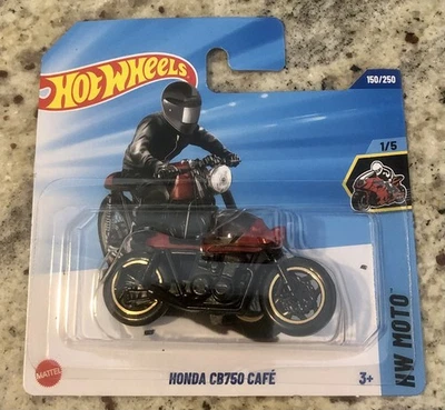 Hot Wheels HONDA CB750 CAFÉ ROSSA 2025 1:64 - Immagine 1 di 2
