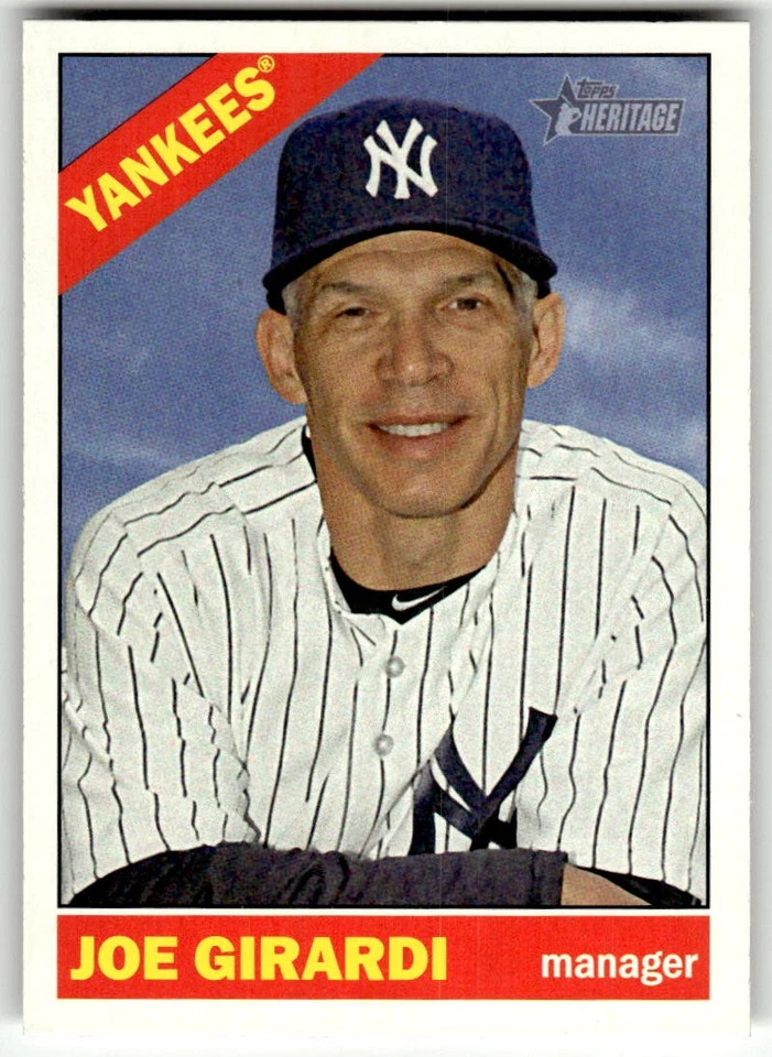 2015 Topps Heritage #296 Joe Girardi New York Yankees Baseball - Image 1 of 2