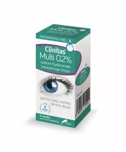Clinitas Multi 0.2% Eye Lubrication Drops - 10ml - Picture 1 of 1