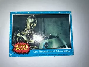 1977 Star Wars Karte Topps Blue Series 1 #2 - Bild 1 von 7
