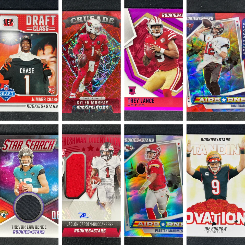 2021 Rookies & Stars Football - INSERTS / PARALLELS / AUTOS - Pick Your Card PYC - Image 1 of 1