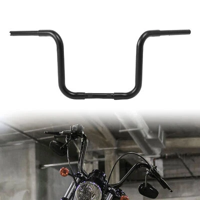 1.25" Fat 12" Rise Ape Hangers Bar Handlebar For Harley Softail Dyna Sportster - Image 1 of 4