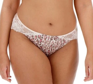 Joanna Hope mutandine in pizzo con stampa animalier taglia UK 26 rosa C6 - Foto 1 di 5
