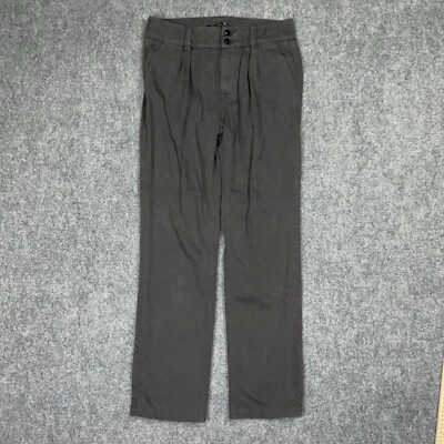 Paige Black Label Pants Womens Size 30 Grey  Twill Pleated Casual Business  - Image 1 of 4