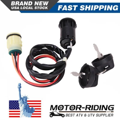 Interruptor de llave de encendido compatible con Honda Foreman 450 TRX450ES/S/FM/FE 1998-2004 EE. UU. Foto 1 de 4